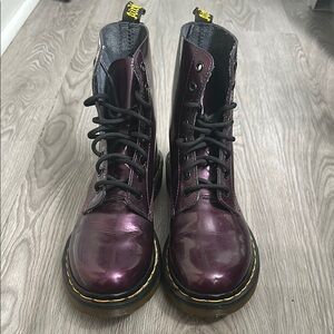 Dr. Martens Purple Boots